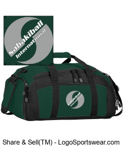 Sabakiball Gym Bag (Dark Green) Design Zoom