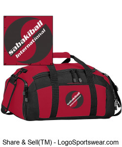 Sabakiball Gym Bag (Red) Design Zoom
